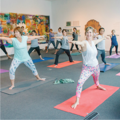 Yoga In the Galleries